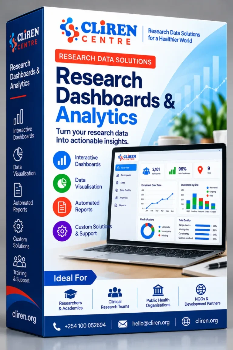Research dashboards and analytics overview