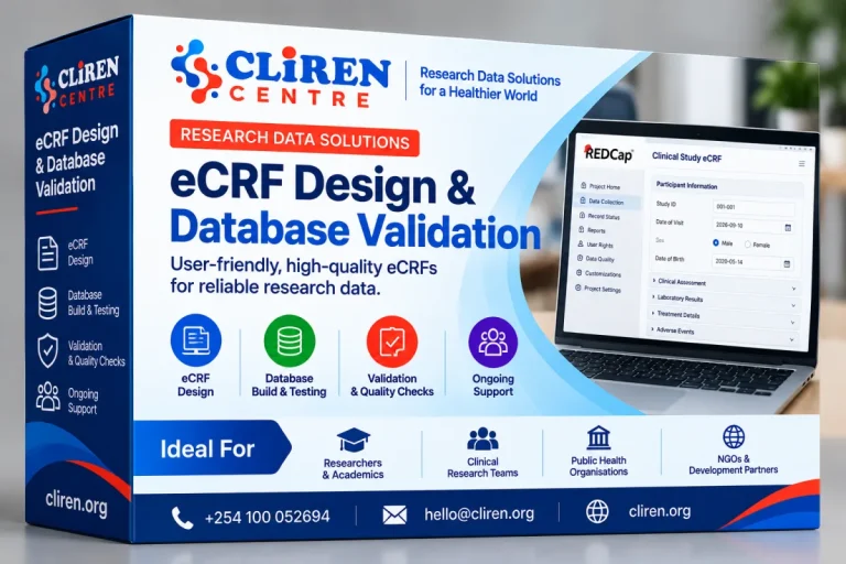 eCRF design and database validation overview