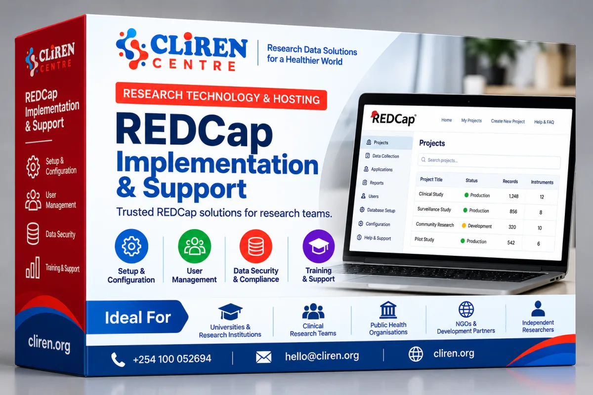 REDCap Implementation & Support — CLIREN product artwork